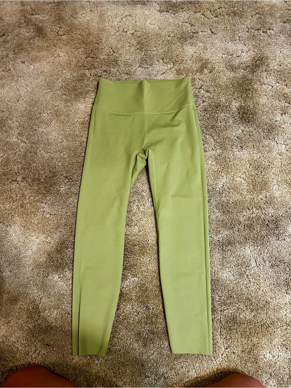 High-Waist Olive Green Leggings